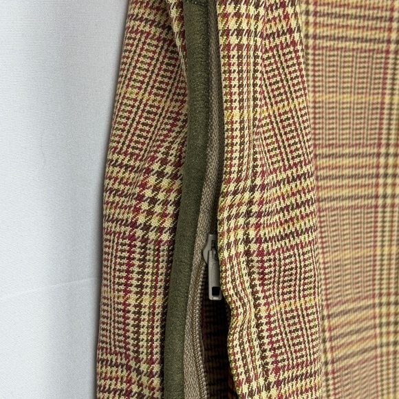 Pottery Barn 2 Velvet Pillow Covers; 1 Unbranded Plaid Cotton Cover Fall Hunting - Picture 12 of 16